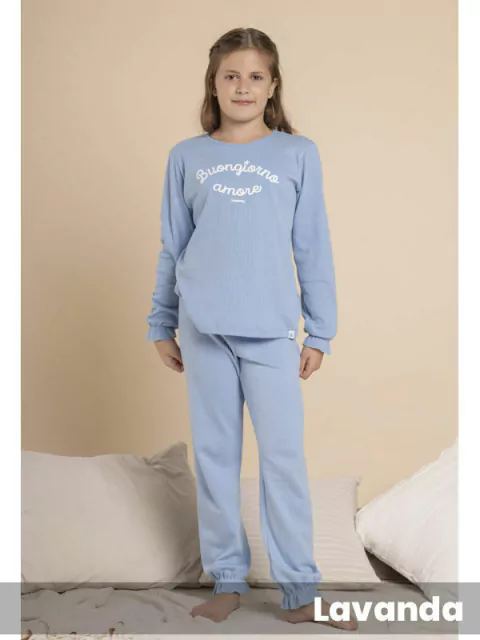 Pantalon interlock y remera desagujada BUONGIORNO AMORE (371449NL)