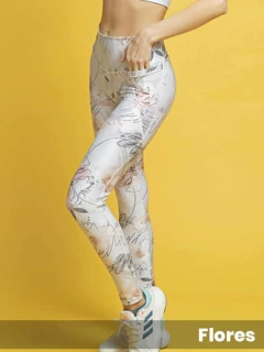 Leggins Microfibra Estampada con Bolsillo (3215304) - tienda online