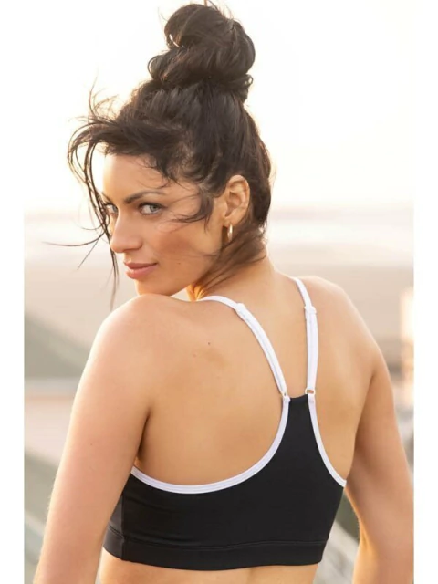 Top de microfibra reforzado con algodón interno (49B40)