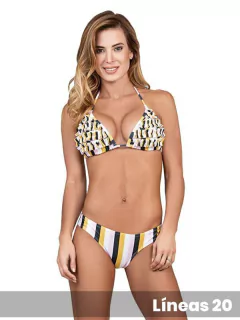 Corpiño Triángulo con Volados Estampado (1412662)