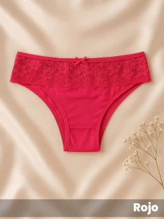 Vedetina microfibra y puntilla (54786) - comprar online