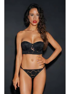 Conjunto Corset Push Up de Encaje con Less Regulable (578140)