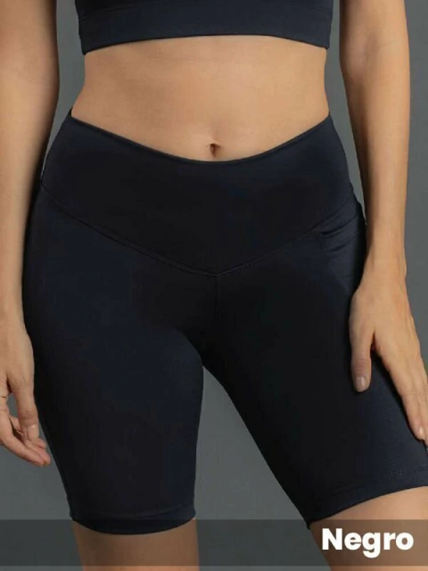 Biker Microfibra Lisa Con Bolsillo (3215230)