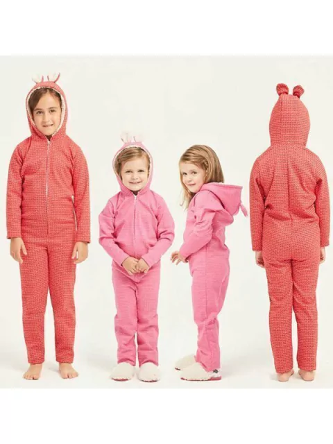 Enterito jackard con capucha y orejitas oso (371046)