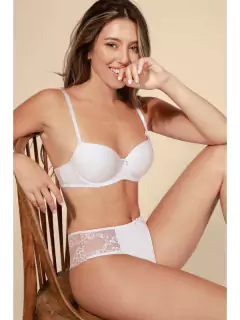 Conjunto soft en microfibra y puntilla con Culote (151888)