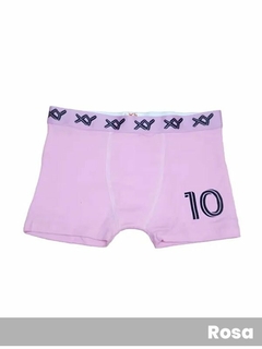 Bóxer niño algodón-lycra liso con estampa GOAT (291084) - comprar online