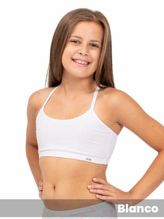 Top Juvenil algodón lycra con bretel fino (371954JC) - comprar online