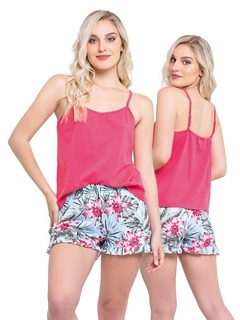 Pijama Con Bretel Pantalón Estampado (147407)