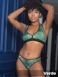 Conjunto Deportico Top y Colaless Supplex y Mesh Elastico. (172565)