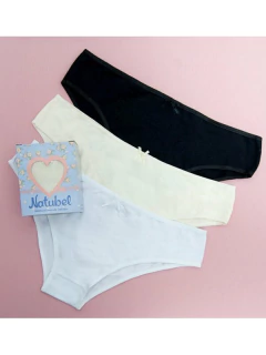 Imagen de Pack x3 Vedetina en Algodón con Lycra Lisa Clasica talle XL (17420XL)