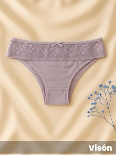 Vedetina microfibra y puntilla (54786) - Adorate