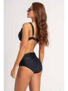 Corpiño Aro Oculto y Bikini Alta Drapeada Marbella (37752P)