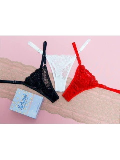 Pack x3 bombacha colaless regulable de Puntilla (17811) - tienda online