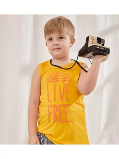 Conjunto SUMMER remera sin mangas con estampa y remera estampada (371165) en internet