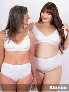 Corpiño reductor algodón con lycra, tela doble reforzada (54681)