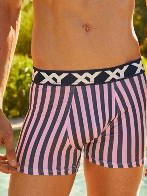 Boxer algodón-lycra estampado RAYAS (291395)