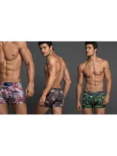 Boxer Microfibra-Lycra Estampado Surtidos / Elástico Sublimado (293900)