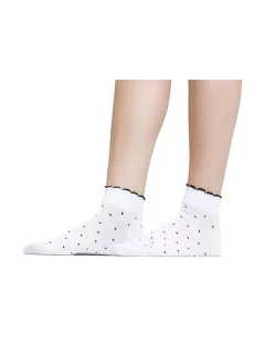 Media Corta Pintitas Picot S/Costura (143274) - comprar online