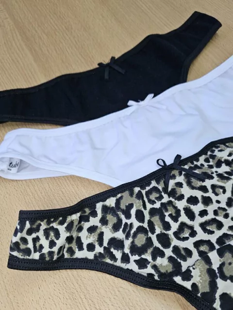 Pack x3 Cola Less en Algodón con Lycra Lisa y Estampada clásica (17310M)