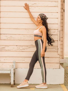 Top de microfibra con algodón interno y elástico personalizado (49B32)