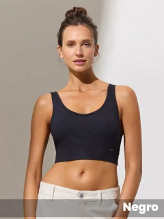 Top de morley reforzado con algodón & lycra interno (49B64)