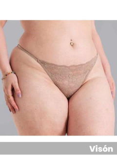 Colaless con puntilla grande bretel regulable (54781) - Adorate