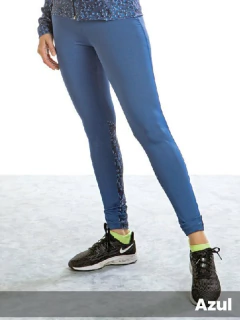 Leggins Microfibra Lisa con Detalle Microfibra Estampada (3215314) - comprar online