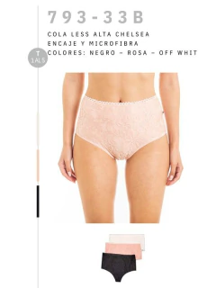 Colaless alta CHELSEA encaje y microfibra (3779333) en internet