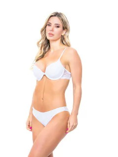 Corpiño Armado Microfibra Puntilla (146181) - Adorate