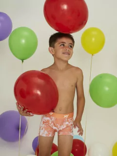 Boxer niño algodón-lycra estampado (291063)