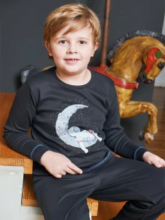 Pijama MODENA buzo y pantalon interlock (371285NL)