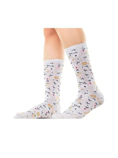 Media Soquete Fantasia S/Costura (143233) - Area Cocot