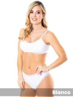 Corpiño Top Basico Algodón Lycra (145667) - Area Cocot