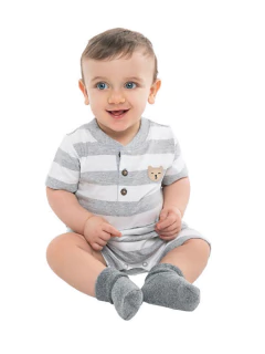 Pack x3 Soquete Bebe Con Toalla Liso (143660.3)