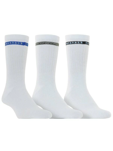 Pack x3 Media Crew Deportiva Con Logo (142030.3)