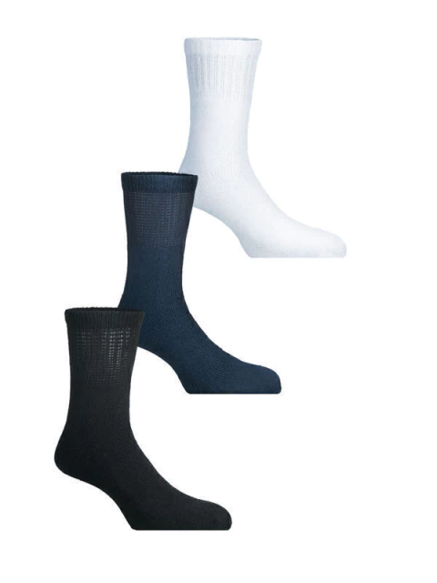 Pack x3 Media Crew Tubo Con Toalla Lisa (142100.3)