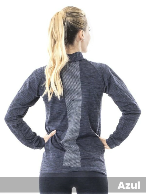 Buzo Melange Mix Sin Costura (145223)