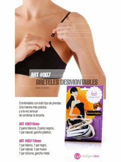 Breteles Desmontables 6mm Pack x5 (270076)