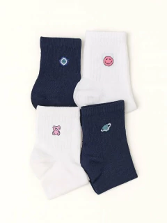 Media Quarter Con Diseño S/Costura (143325)