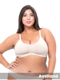 Imagen de Top Reforzado Algodón Lycra Sin Costura (145533)