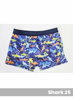Boxer Infantil Estampado Spun Con Lycra (1411739) - Area Cocot