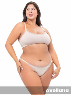 Imagen de Tanga Colaless Algodón Con Elastano Con Puntilla (149086)
