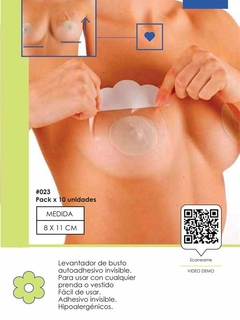 Wonder breast lift. Levantador de busto. Lavable. Hipoalergenico. Pack por 10 unidades. (27023)
