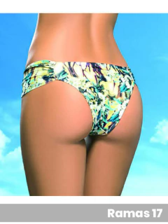 Malla Bombacha Vedetina con Frunce Estampada (1412603) - comprar online