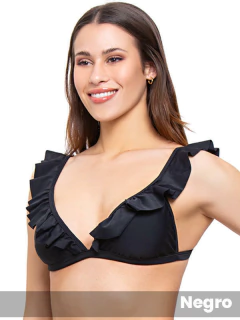 Corpiño de malla Triángulo con Volado (1412669)