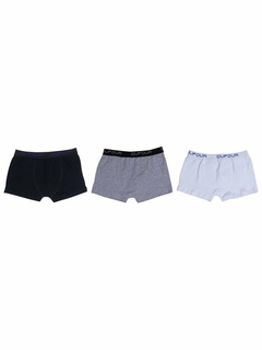 Boxer Algodón y Lycra Liso Kids (1411989)