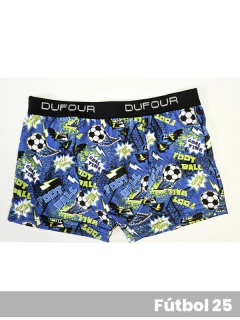 Boxer Infantil Estampado Spun Con Lycra (1411739) - tienda online