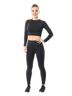 Remera Manga Larga Corta Sin Costura (1410157)