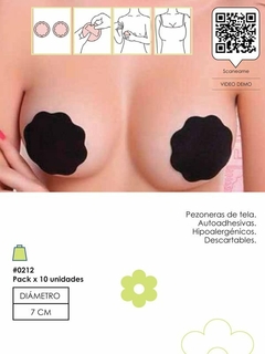 Pezoneras De Tela Desc Petalo 10 Unidades (270212)