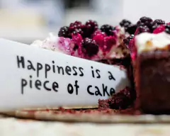 Imagem do Espátula bolo happiness is a piece of cake